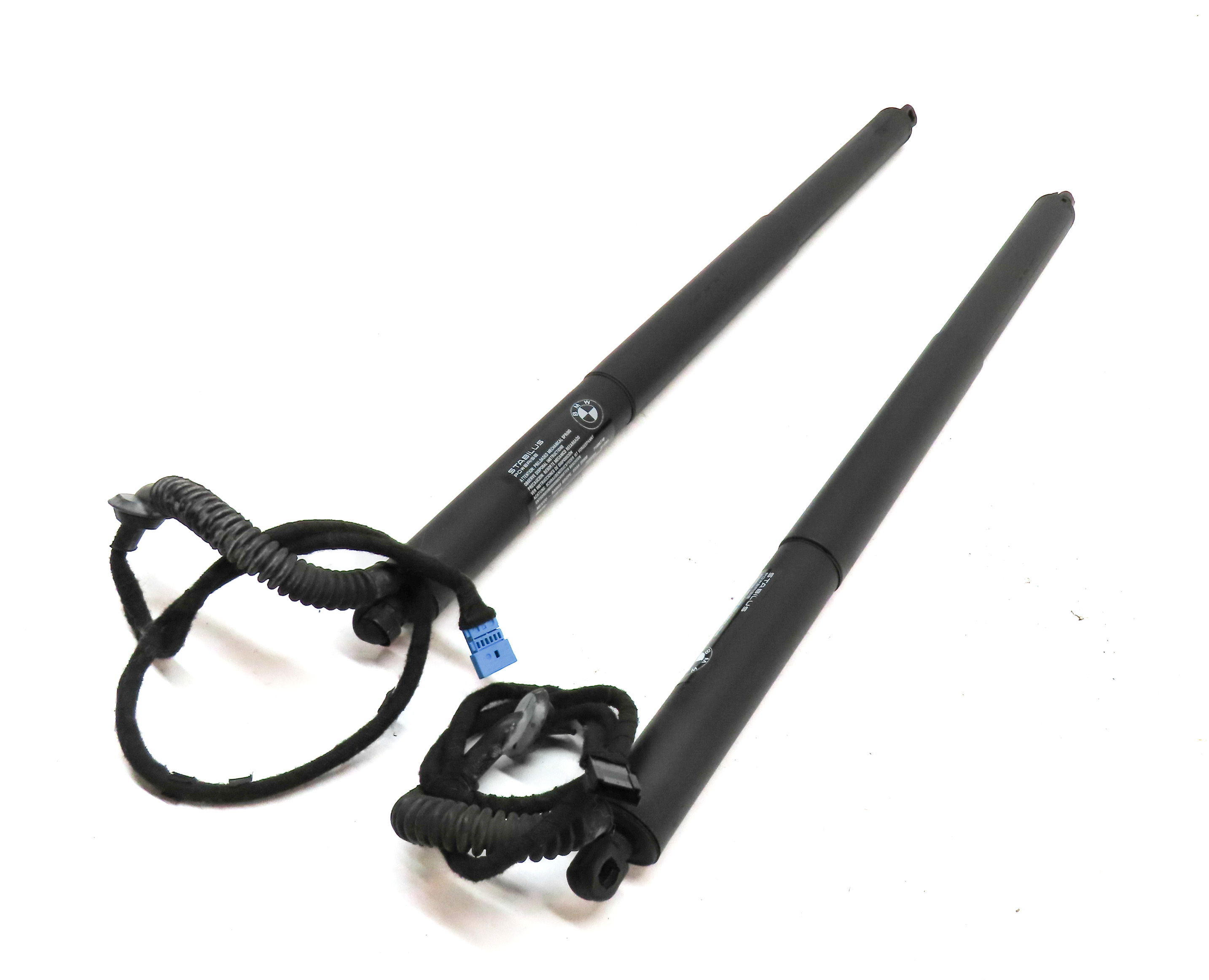 2011-2015 BMW X3 (F25) LEFT & RIGHT REAR TRUNK SHOCK STRUT SET 2 (ELECTRIC) — exact item pictured